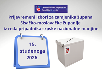 Priopćenje o raspisanim prijevremenim izborima